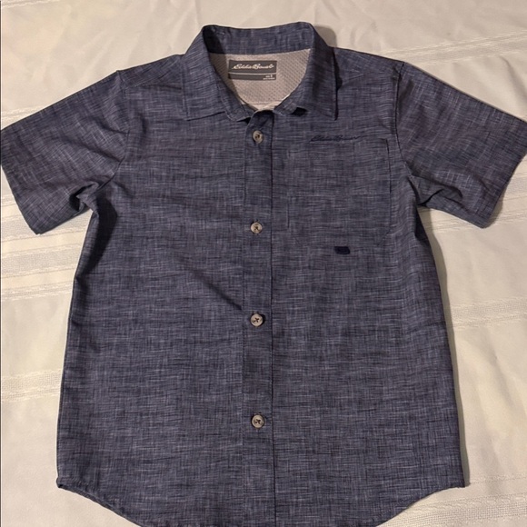 Eddie Bauer Other - Eddie Bauer Kids' Blue Button-Down Shirt Size 6